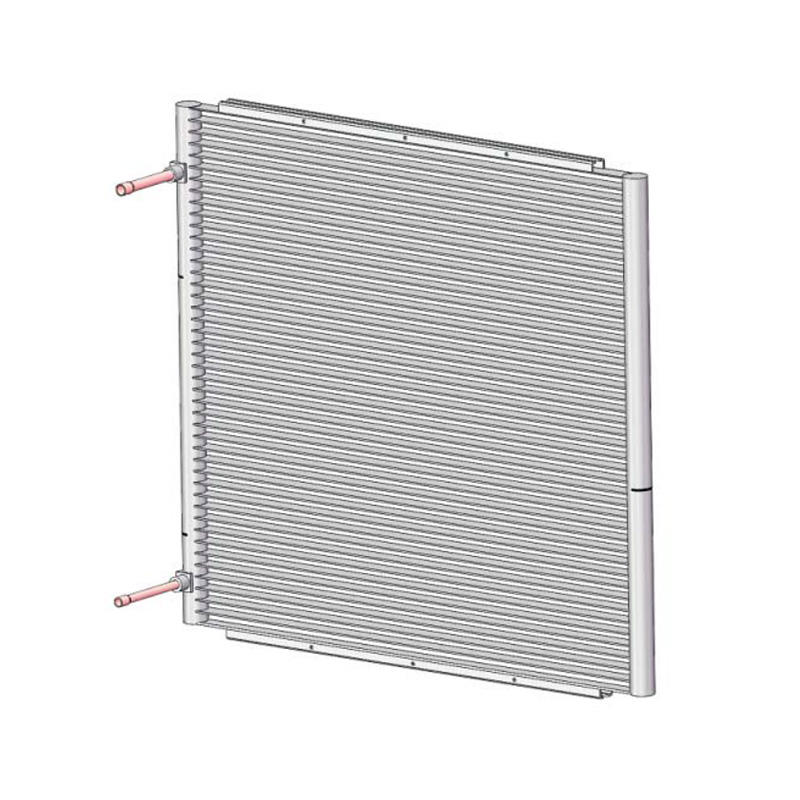 SC-1200 460 * 431,3 mm microchannel buiscondensorrolwarmtewisselaar voor koeler